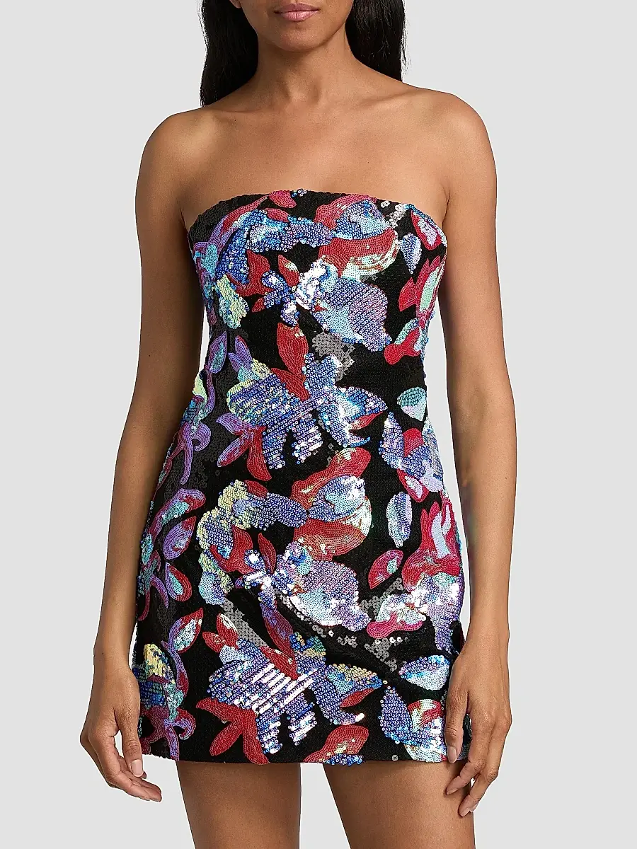 16Arlington Women's Lights On Stell Regular Fit Sequined Minidress | Thumbnail 3 16Arlington Women's Lights On Stell Regular Fit Sequined Minidress | Thumbnail 3