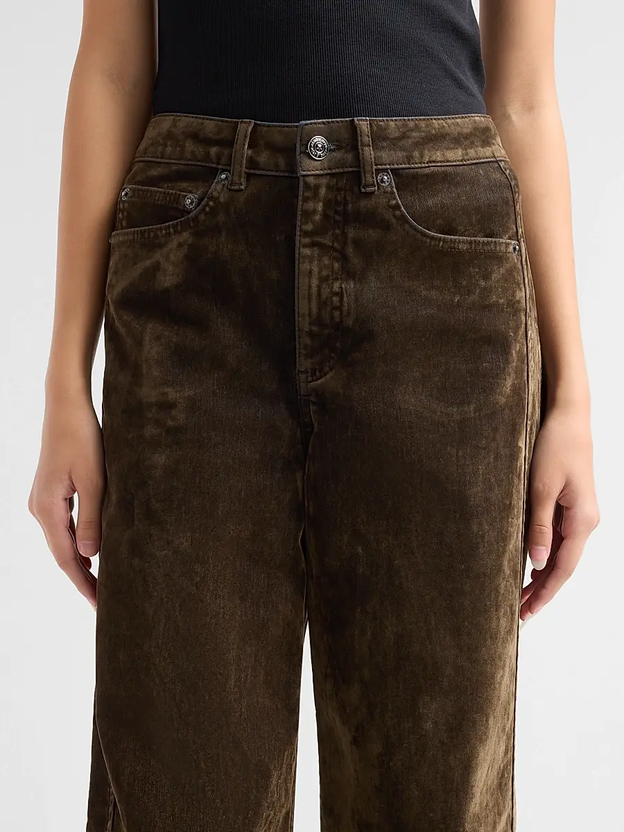 Cinq à Sept Women's Betsy Flocked Jeans | Thumbnail 5 Cinq à Sept Women's Betsy Flocked Jeans | Thumbnail 5