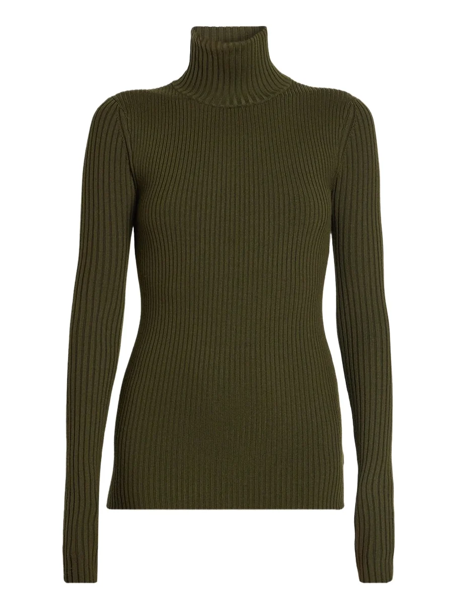 Women's Rib-Knit Wool-Blend Sweater Women's Rib-Knit Wool-Blend Sweater