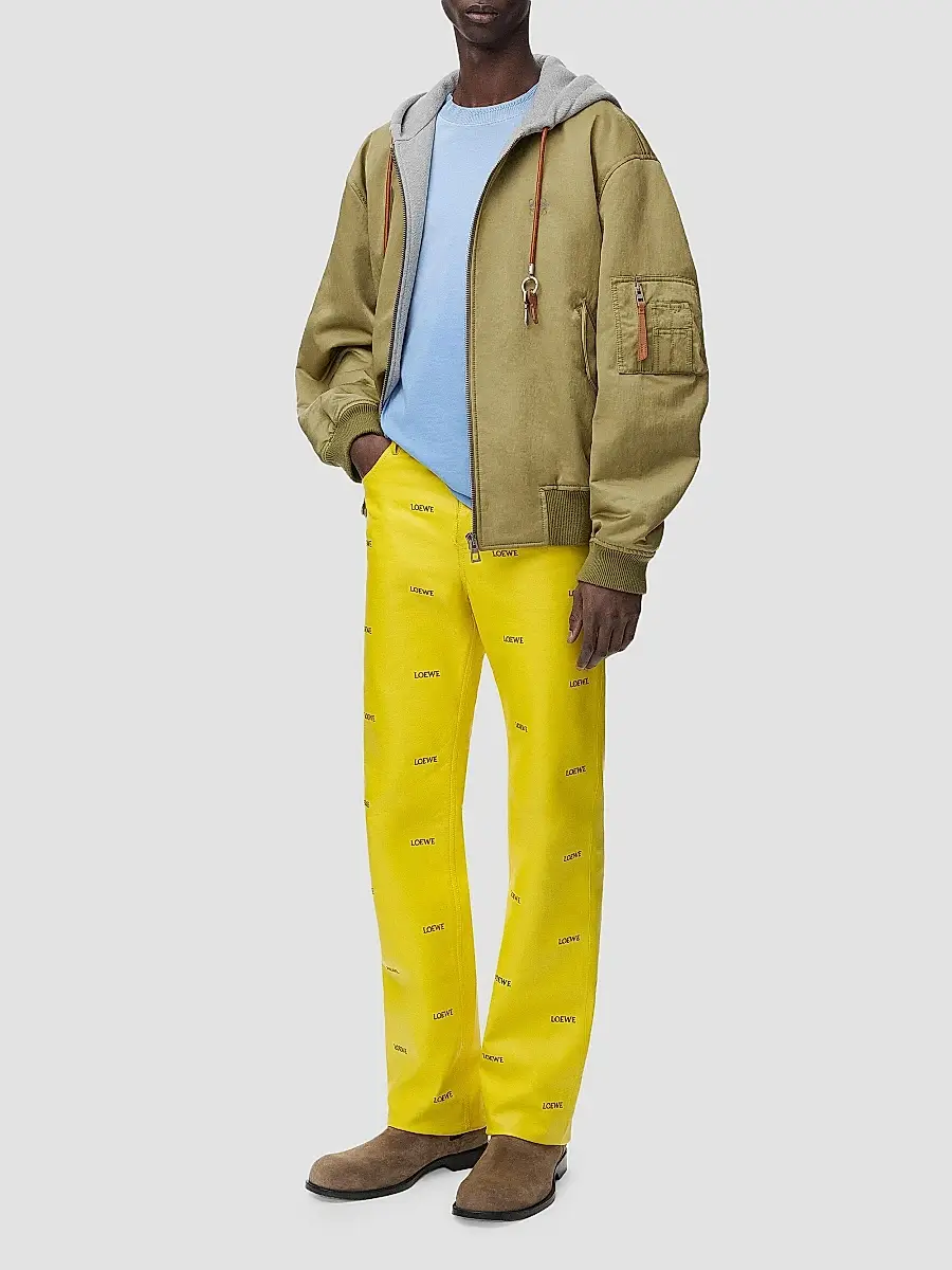 Loewe Men's Hooded Bomber Jacket | Thumbnail 2 Loewe Men's Hooded Bomber Jacket | Thumbnail 2