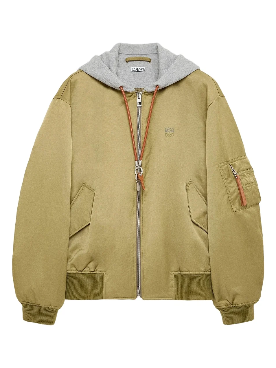 Loewe Men's Hooded Bomber Jacket