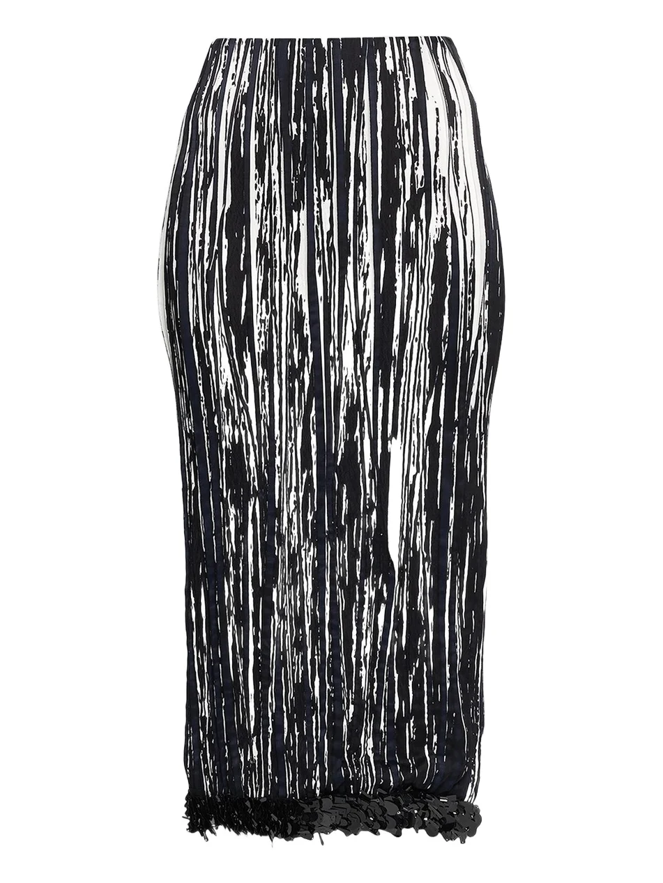 Brandon Maxwell Women's The Sinclair Pleated Pencil Skirt
