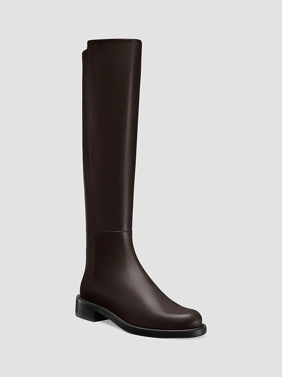 Stuart Weitzman Women's 5050 Gisele 30MM Leather Knee-High Boots | Thumbnail 2 Stuart Weitzman Women's 5050 Gisele 30MM Leather Knee-High Boots | Thumbnail 2