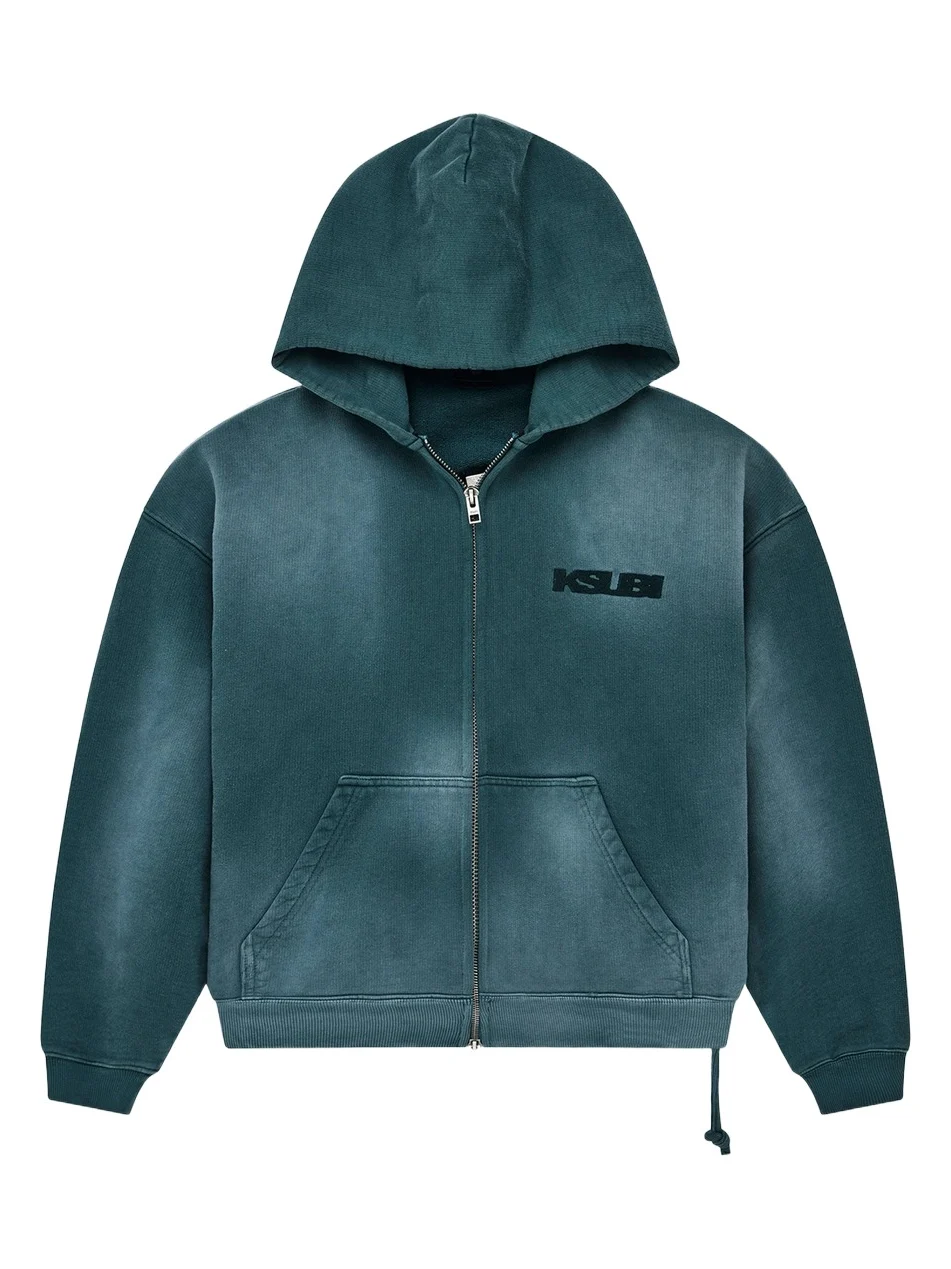 Men's Rugged Cotton Zip-Front Hoodie