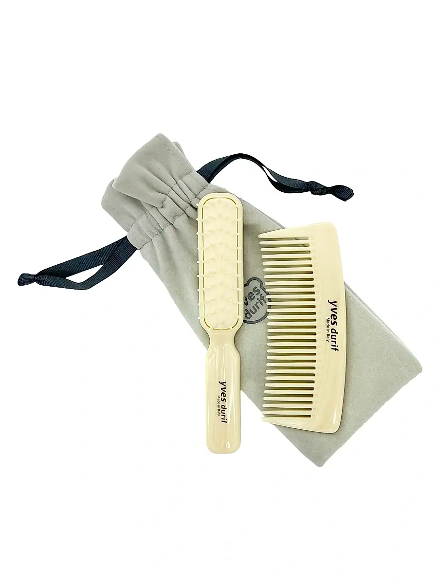 Yves Durif Women's Mini Brush & Comb Set | Thumbnail 2 Yves Durif Women's Mini Brush & Comb Set | Thumbnail 2
