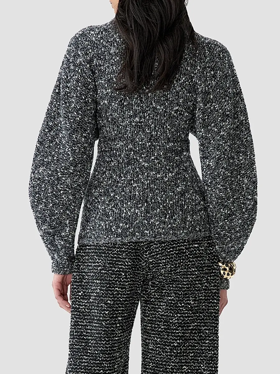Carolina Herrera Women's Wool-Blend Boatneck Sweater | Thumbnail 3 Carolina Herrera Women's Wool-Blend Boatneck Sweater | Thumbnail 3