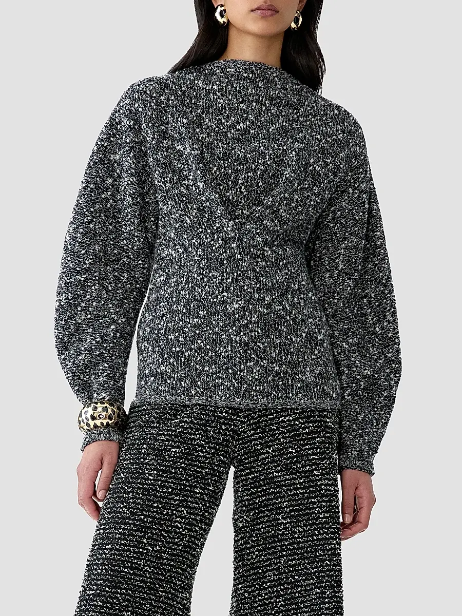 Carolina Herrera Women's Wool-Blend Boatneck Sweater | Thumbnail 4 Carolina Herrera Women's Wool-Blend Boatneck Sweater | Thumbnail 4