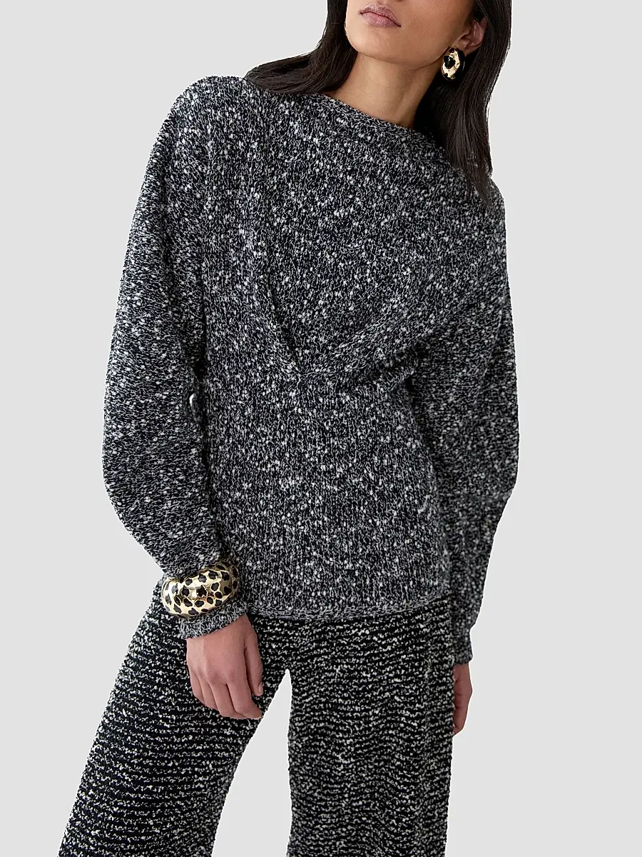Carolina Herrera Women's Wool-Blend Boatneck Sweater | Thumbnail 5 Carolina Herrera Women's Wool-Blend Boatneck Sweater | Thumbnail 5