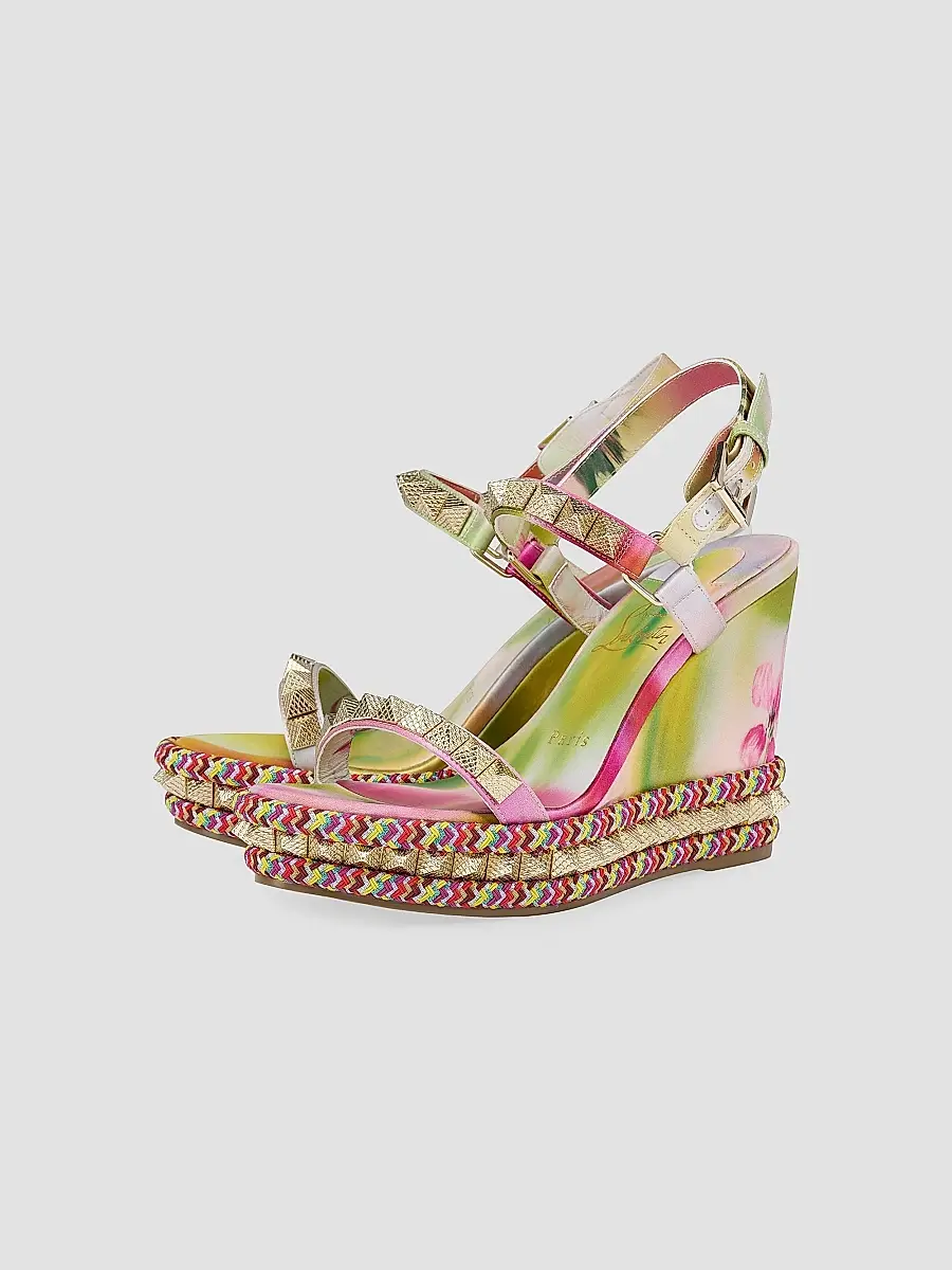Christian Louboutin Women's Pyra Clou 110MM Sandals | Thumbnail 2 Christian Louboutin Women's Pyra Clou 110MM Sandals | Thumbnail 2