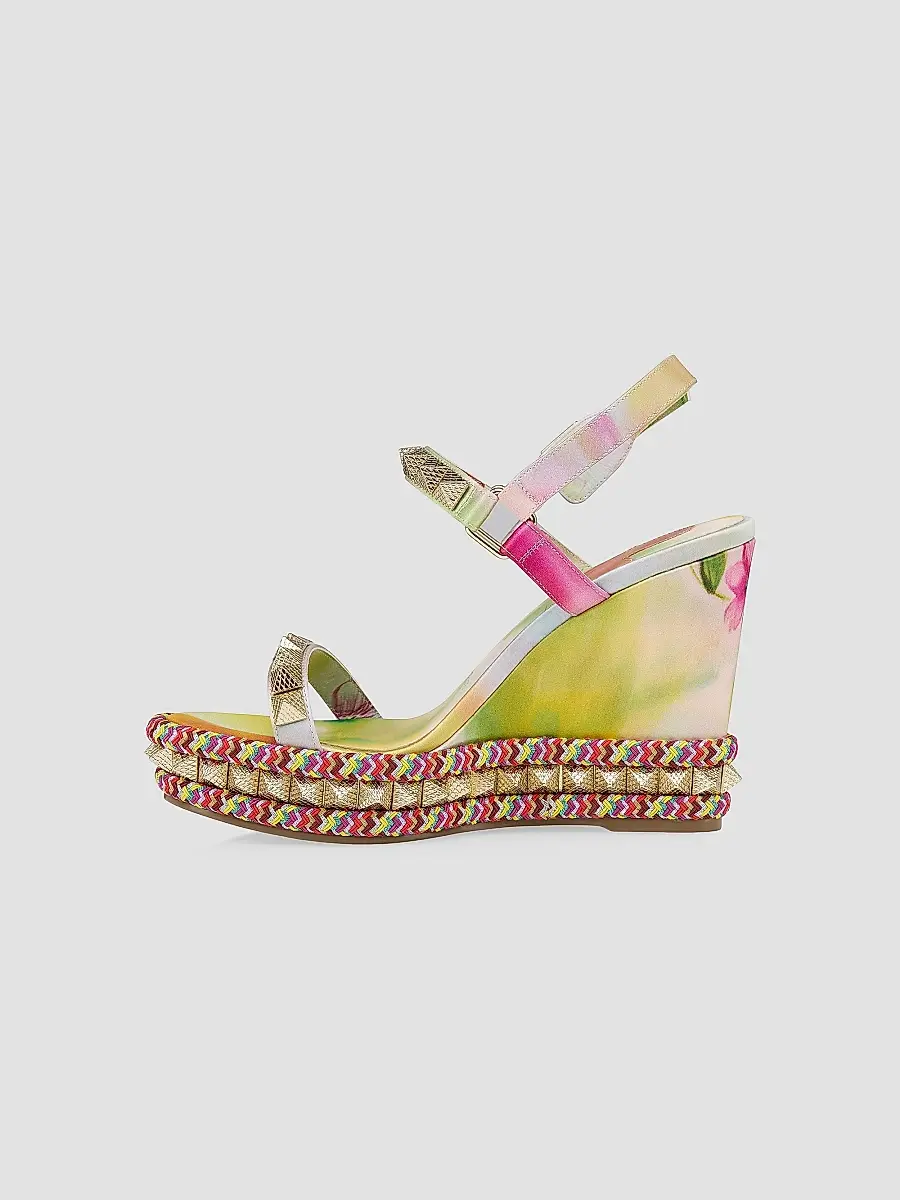 Christian Louboutin Women's Pyra Clou 110MM Sandals | Thumbnail 4 Christian Louboutin Women's Pyra Clou 110MM Sandals | Thumbnail 4