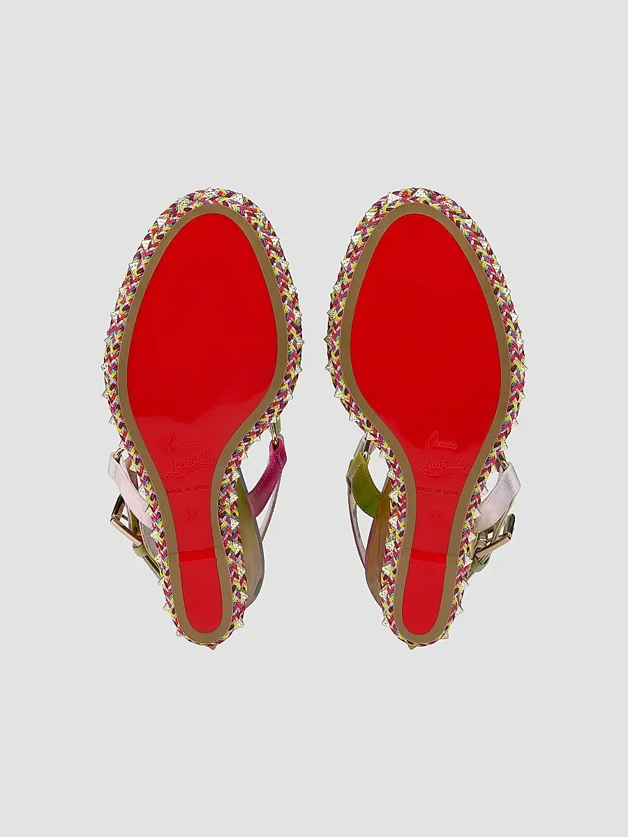 Christian Louboutin Women's Pyra Clou 110MM Sandals | Thumbnail 6 Christian Louboutin Women's Pyra Clou 110MM Sandals | Thumbnail 6