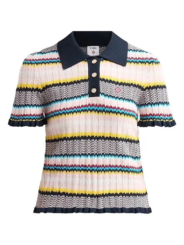 Women's Chevron Polo Shirt Women's Chevron Polo Shirt