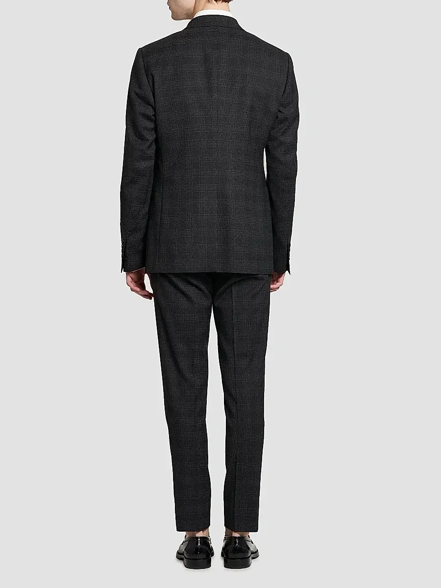 Dolce & Gabbana Men's Plaid Wool-Blend Double-Breasted Suit | Thumbnail 5 Dolce & Gabbana Men's Plaid Wool-Blend Double-Breasted Suit | Thumbnail 5