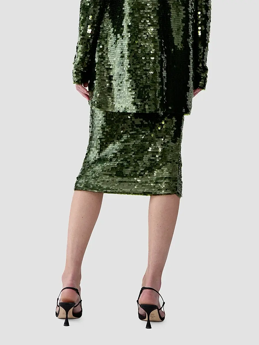 Carolina Herrera Women's Sequined Knit Pencil Skirt | Thumbnail 4 Carolina Herrera Women's Sequined Knit Pencil Skirt | Thumbnail 4
