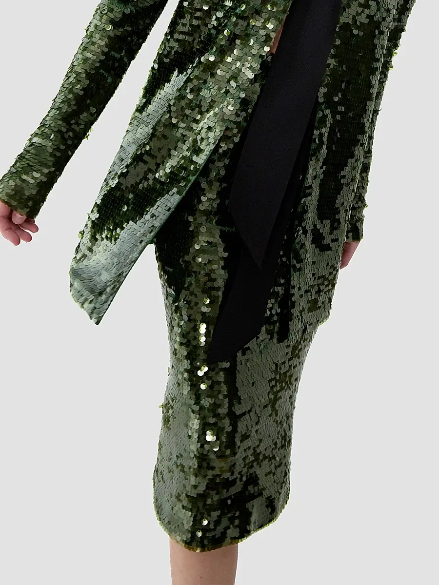Carolina Herrera Women's Sequined Knit Pencil Skirt | Thumbnail 5 Carolina Herrera Women's Sequined Knit Pencil Skirt | Thumbnail 5