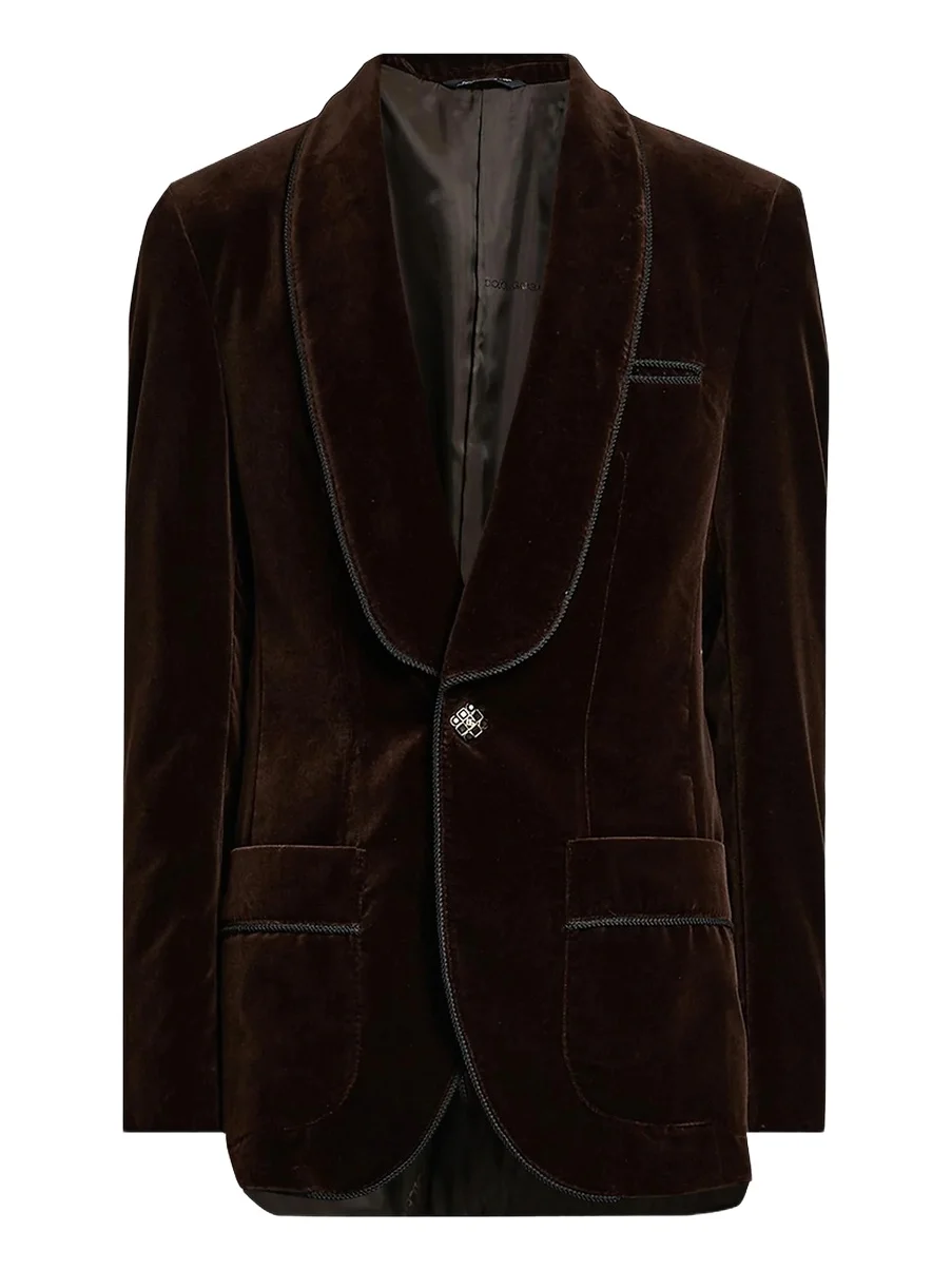 Dolce & Gabbana Men's Smoking Velvet Jacket