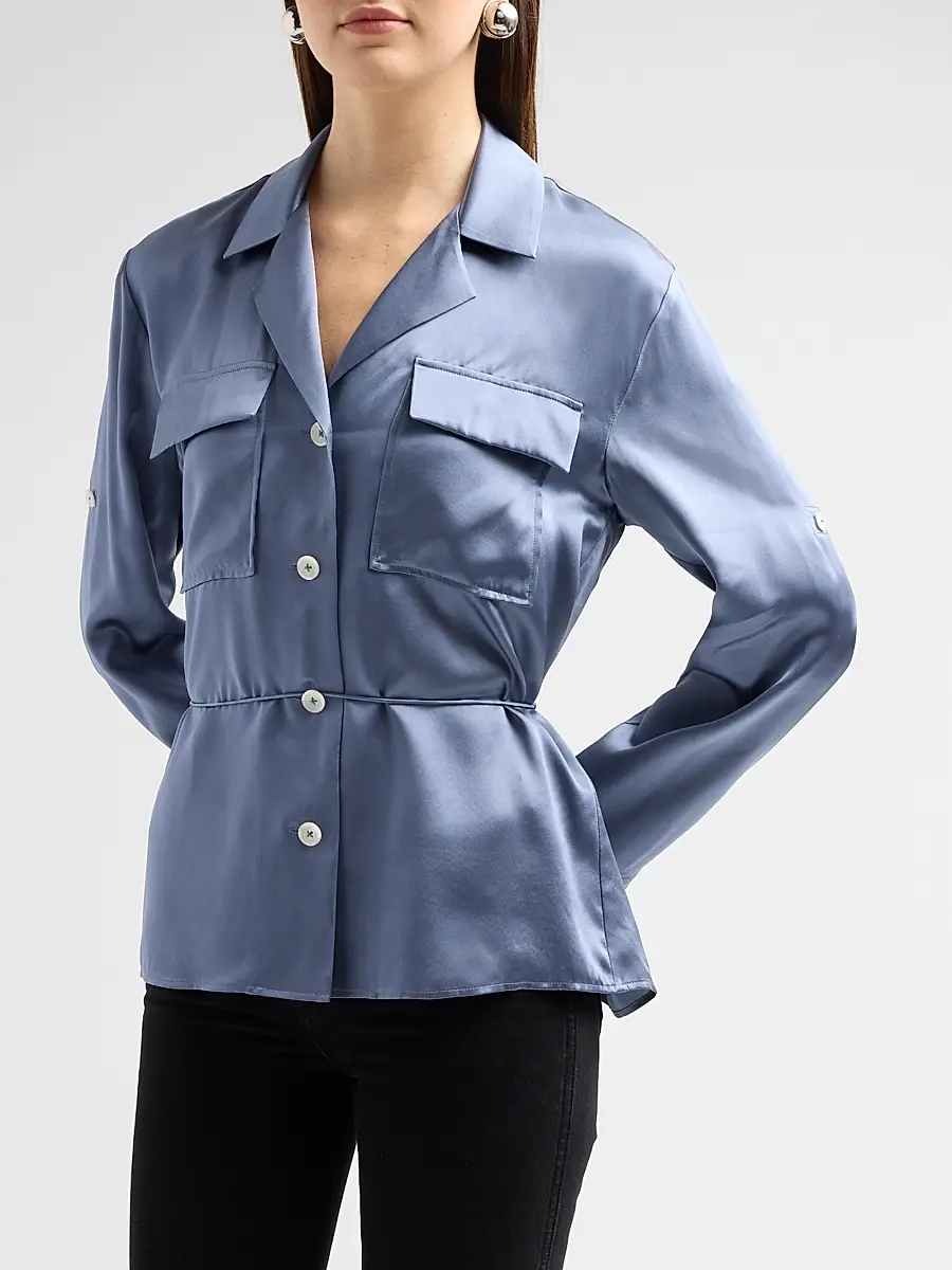 rag & bone Women's Sonny Silk Blouse | Thumbnail 4 rag & bone Women's Sonny Silk Blouse | Thumbnail 4