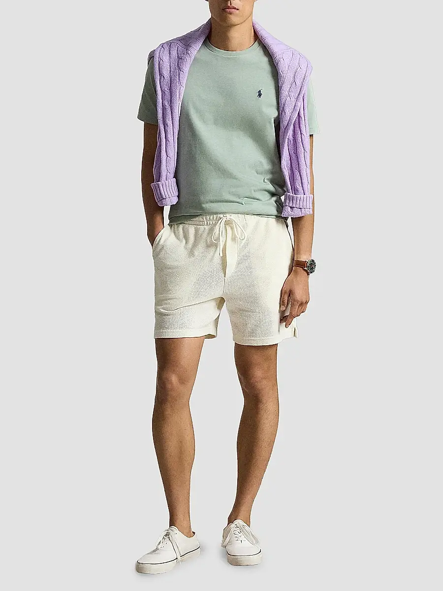 Polo Ralph Lauren Men's Custom-Slim-Fit Jersey Crewneck T-Shirt | Thumbnail 2 Polo Ralph Lauren Men's Custom-Slim-Fit Jersey Crewneck T-Shirt | Thumbnail 2