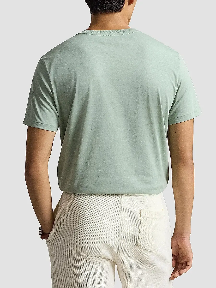 Polo Ralph Lauren Men's Custom-Slim-Fit Jersey Crewneck T-Shirt | Thumbnail 3 Polo Ralph Lauren Men's Custom-Slim-Fit Jersey Crewneck T-Shirt | Thumbnail 3