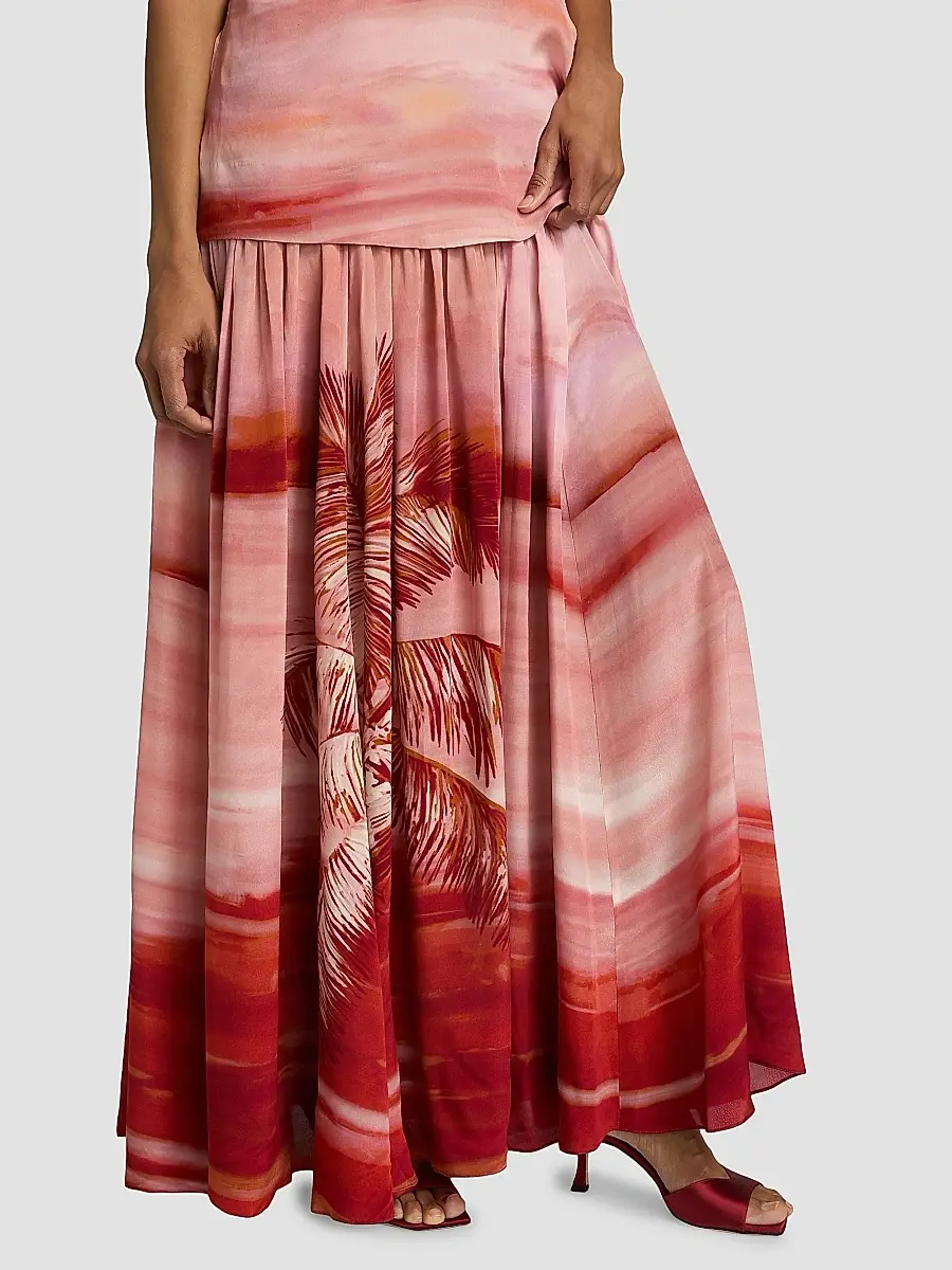Hemant & Nandita Women's Asma Printed Sleeveless Maxi Dress | Thumbnail 6 Hemant & Nandita Women's Asma Printed Sleeveless Maxi Dress | Thumbnail 6