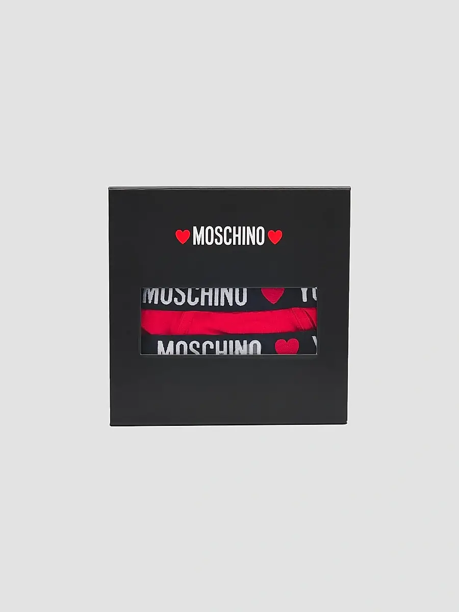 MOSCHINO Men's My Valentine Stretch-Jersey Variety Brief 3-Pack | Thumbnail 3 MOSCHINO Men's My Valentine Stretch-Jersey Variety Brief 3-Pack | Thumbnail 3