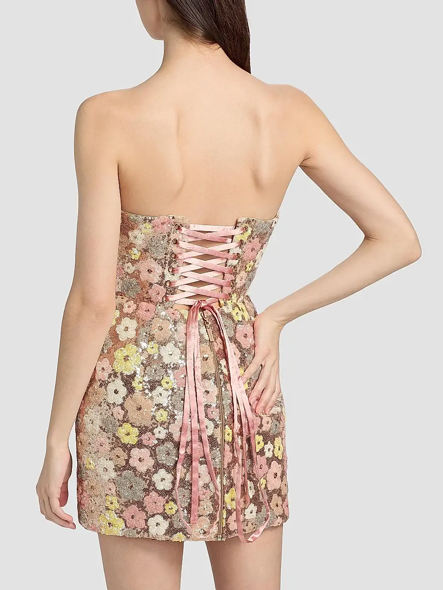 Bronx and Banco Women's Jasmine Maraya Strapless Sequined Minidress | Thumbnail 5 Bronx and Banco Women's Jasmine Maraya Strapless Sequined Minidress | Thumbnail 5
