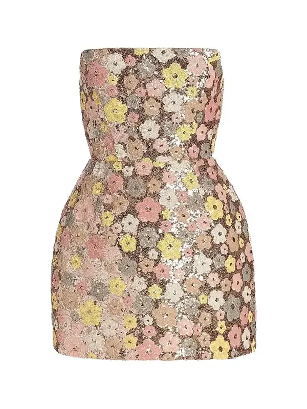 Women's Jasmine Maraya Strapless Sequined Minidress
