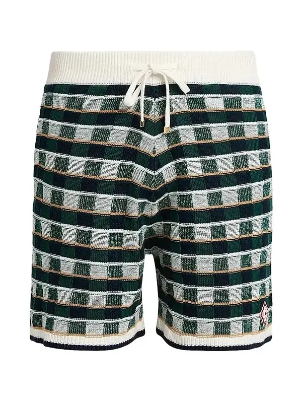Men's Mosaic Cotton Knit Shorts Men's Mosaic Cotton Knit Shorts