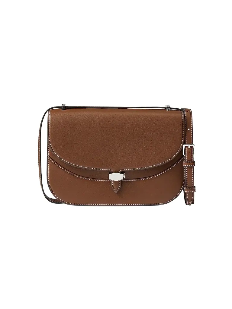 Veronica Beard Women's Dash Leather Saddle Bag