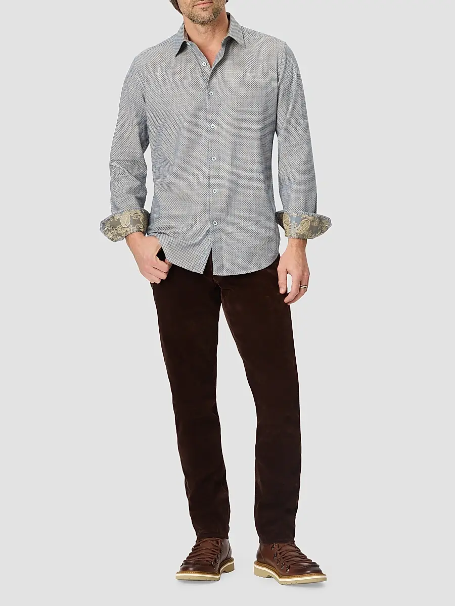 Robert Graham Men's Grandadam Cotton Woven Shirt | Thumbnail 2 Robert Graham Men's Grandadam Cotton Woven Shirt | Thumbnail 2