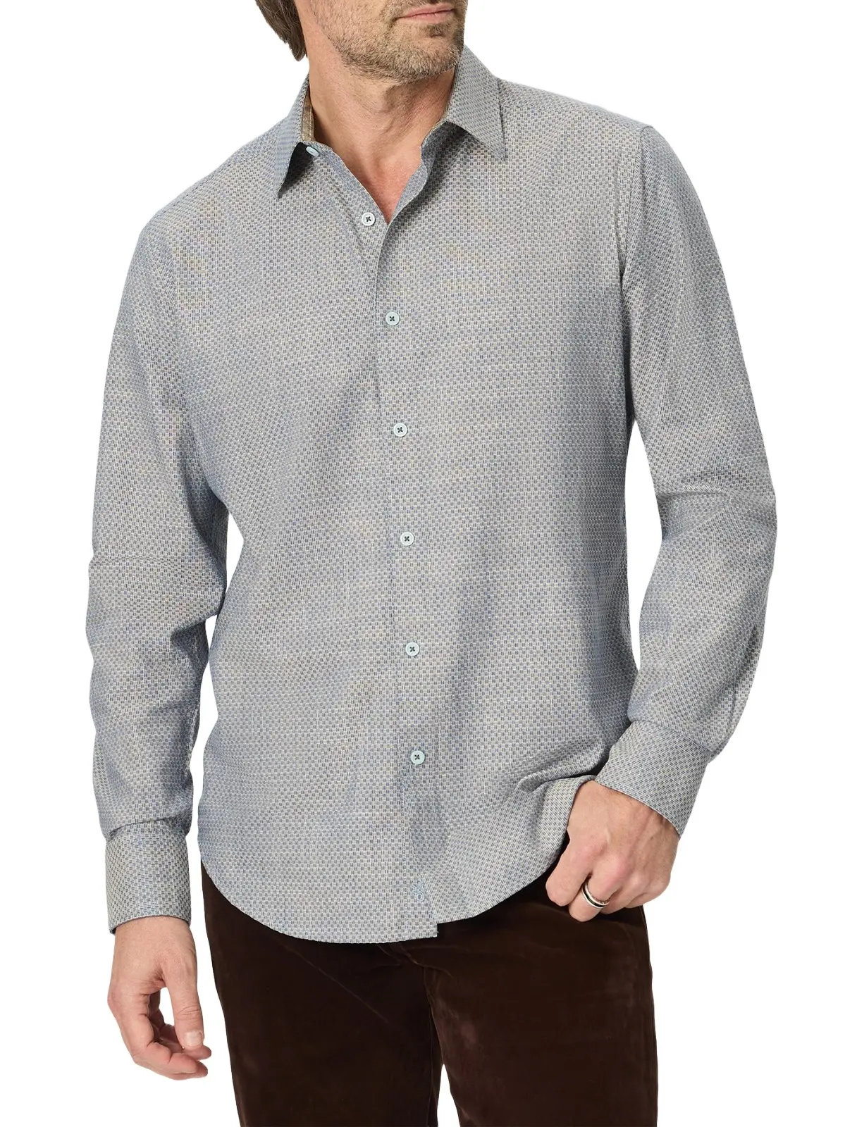 Men's Grandadam Cotton Woven Shirt