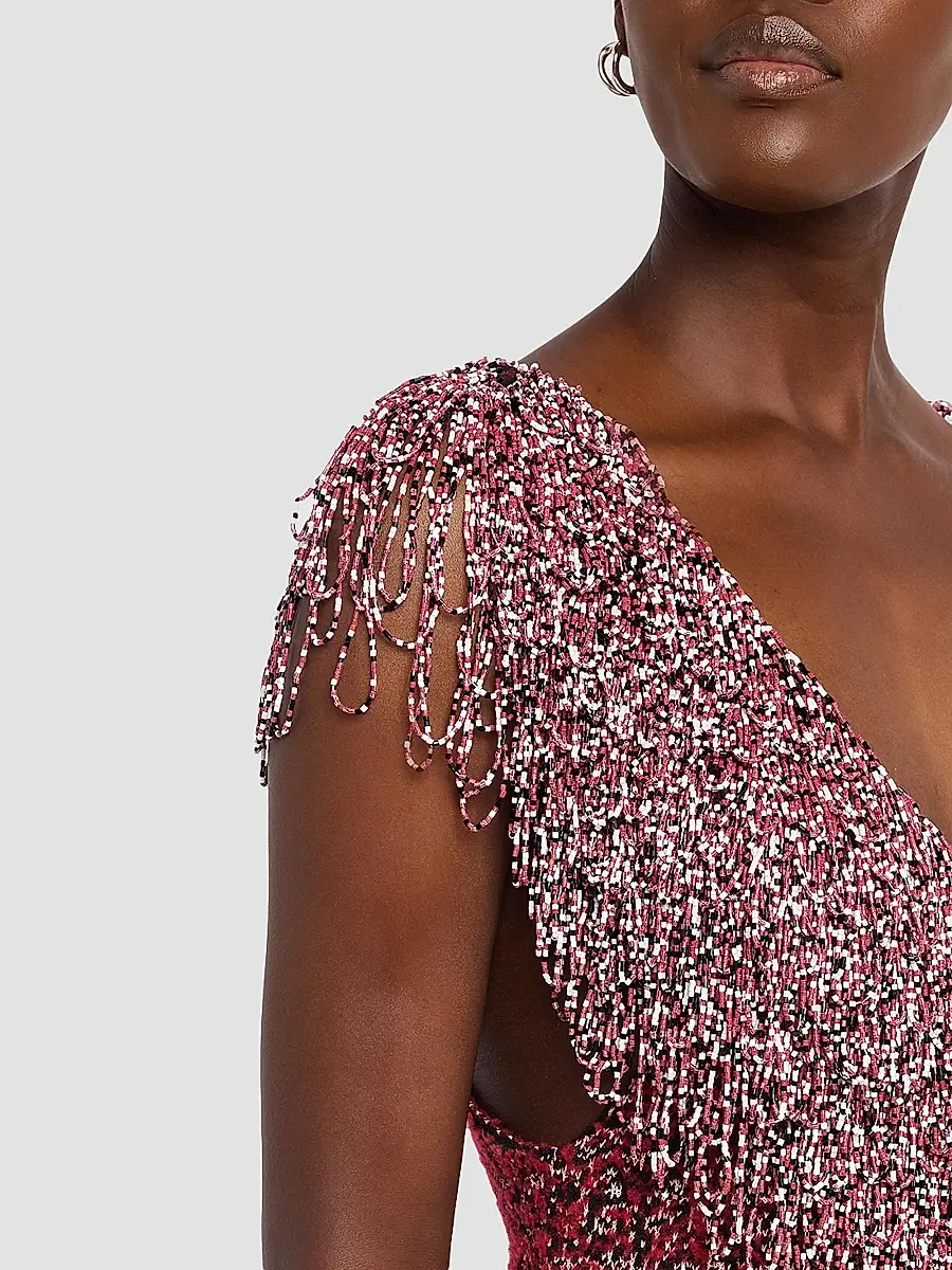 Brandon Maxwell Women's The Amara Embellished Sheath Midi Dress | Thumbnail 5 Brandon Maxwell Women's The Amara Embellished Sheath Midi Dress | Thumbnail 5