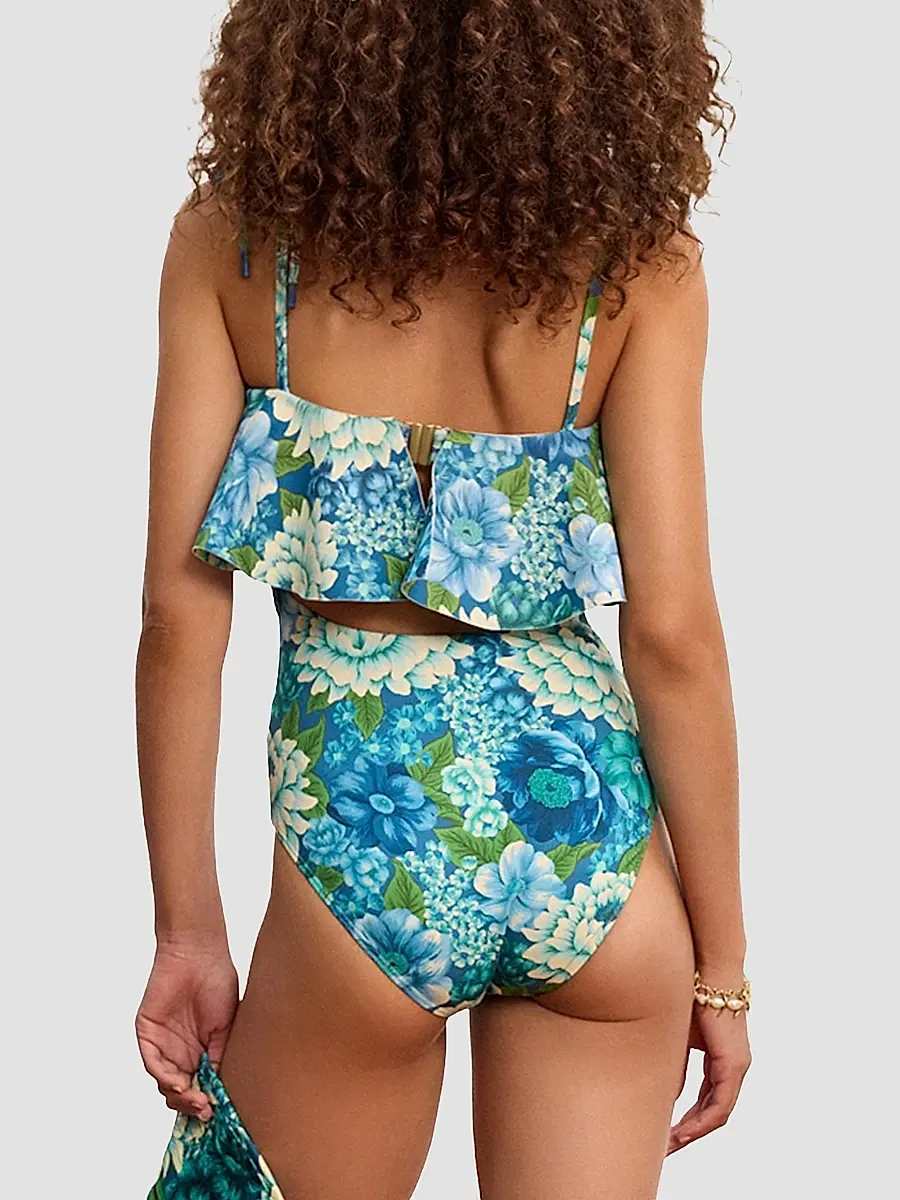 ALÉMAIS Women's Margo Ruffle One-Piece Swimsuit | Thumbnail 4 ALÉMAIS Women's Margo Ruffle One-Piece Swimsuit | Thumbnail 4