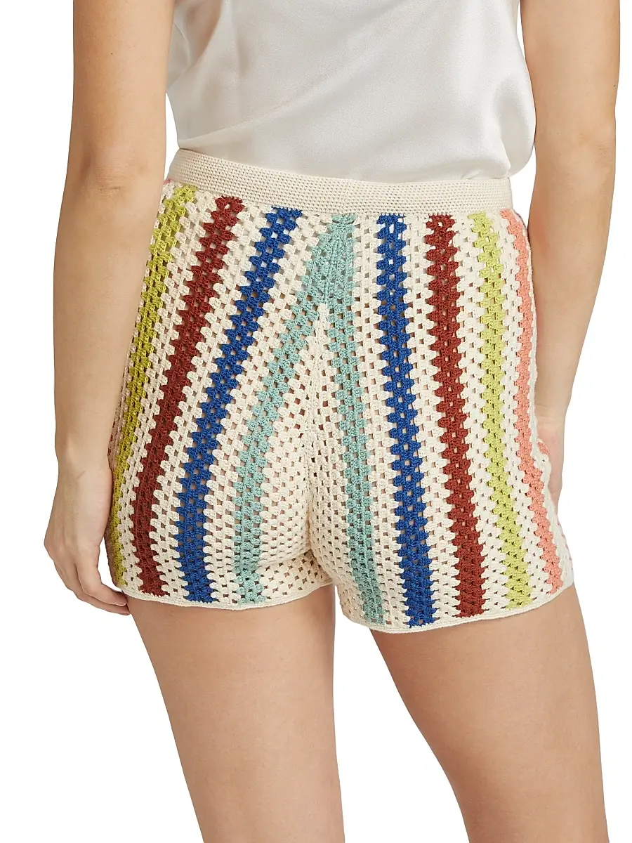 ESCVDO Women's Camino Plaza Crochet Shorts | Thumbnail 5 ESCVDO Women's Camino Plaza Crochet Shorts | Thumbnail 5