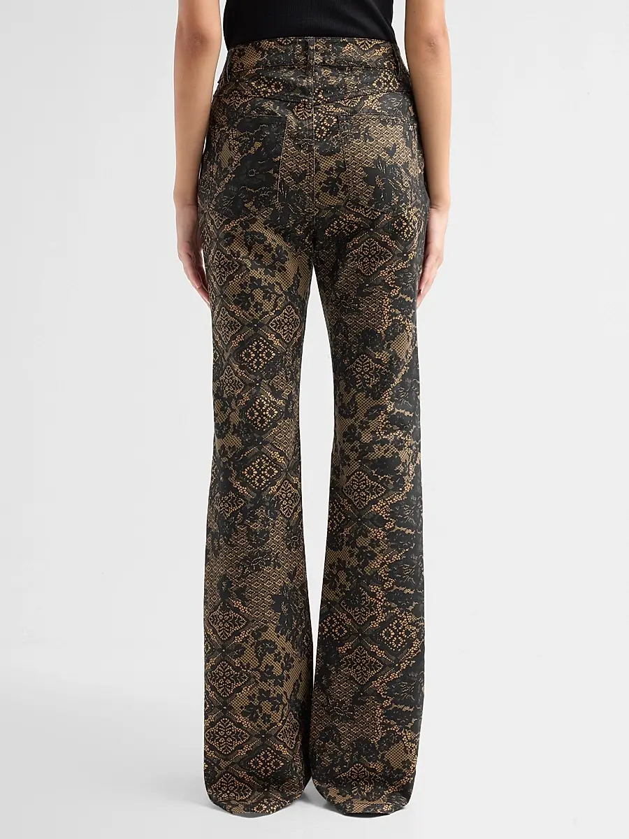 Cinq à Sept Women's Charlie Patchwork-Lace Print Jeans | Thumbnail 3 Cinq à Sept Women's Charlie Patchwork-Lace Print Jeans | Thumbnail 3