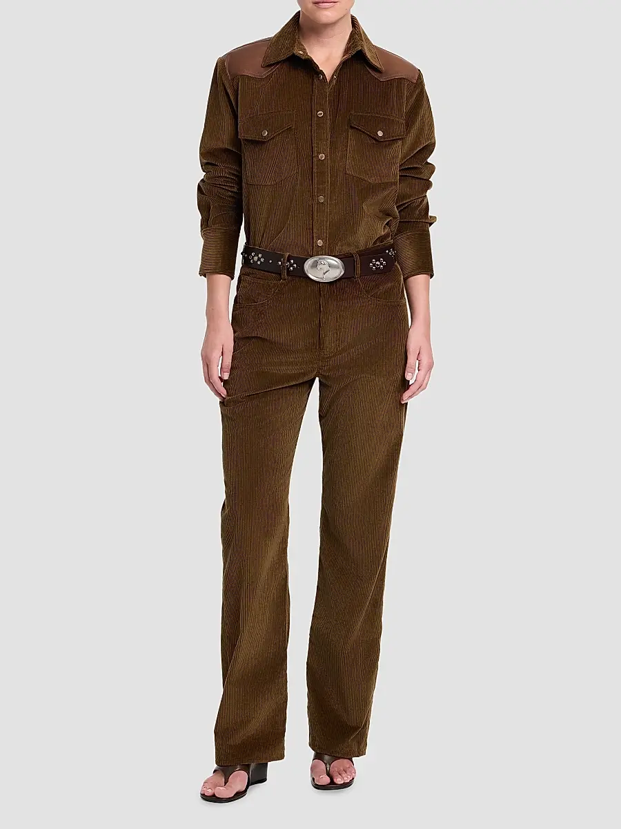 TWP Women's Cowboy Take Me Away Corduroy Shirt | Thumbnail 2