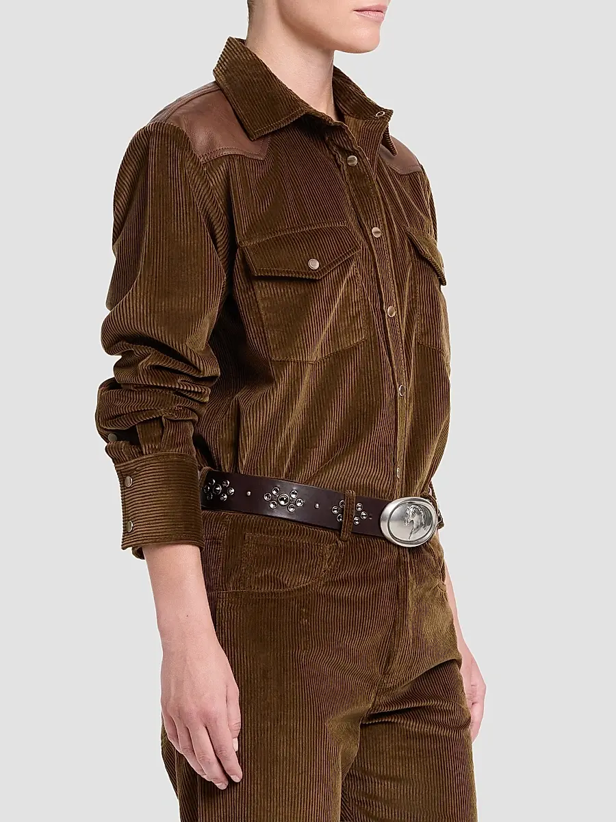 TWP Women's Cowboy Take Me Away Corduroy Shirt | Thumbnail 7