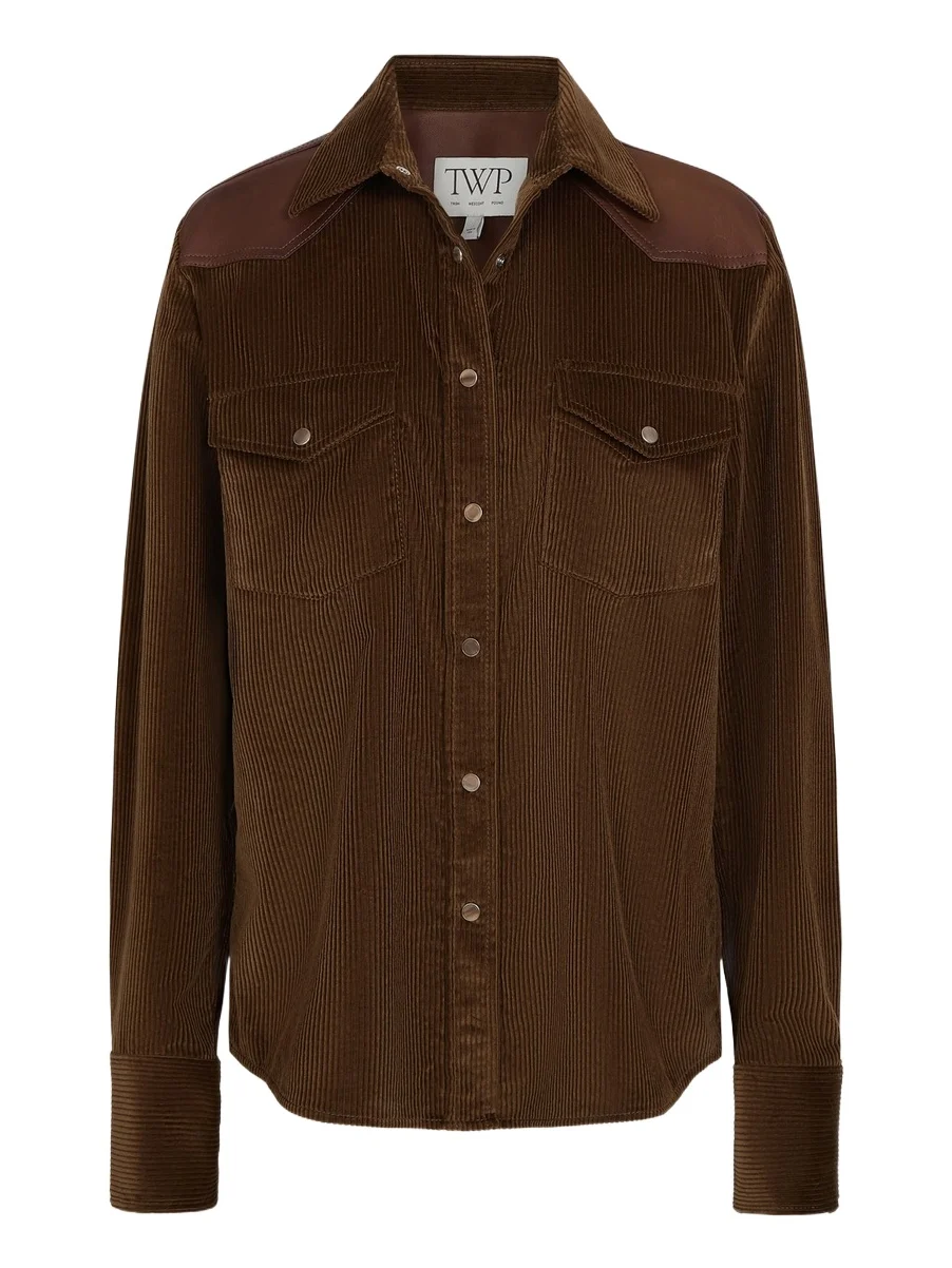 TWP Women's Cowboy Take Me Away Corduroy Shirt