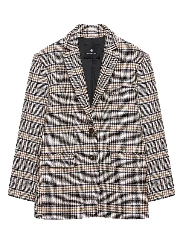 Women's Quinn Plaid Oversized Blazer