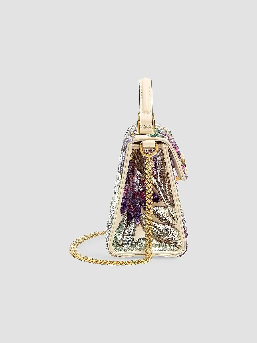 Valentino Women's V-Sling Crossbody Embroidered Bag | Thumbnail 4
