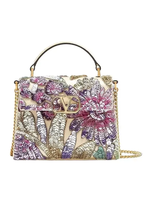 Women's V-Sling Crossbody Embroidered Bag