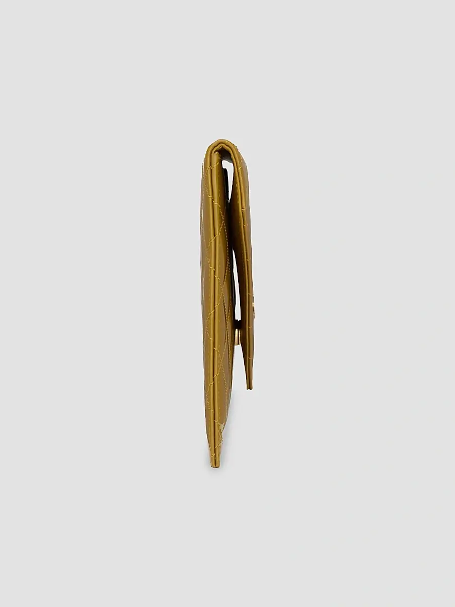 Saint Laurent Women's Paris Pouch in Patent Leather - Oil Green | Thumbnail 3 Saint Laurent Women's Paris Pouch in Patent Leather - Oil Green | Thumbnail 3