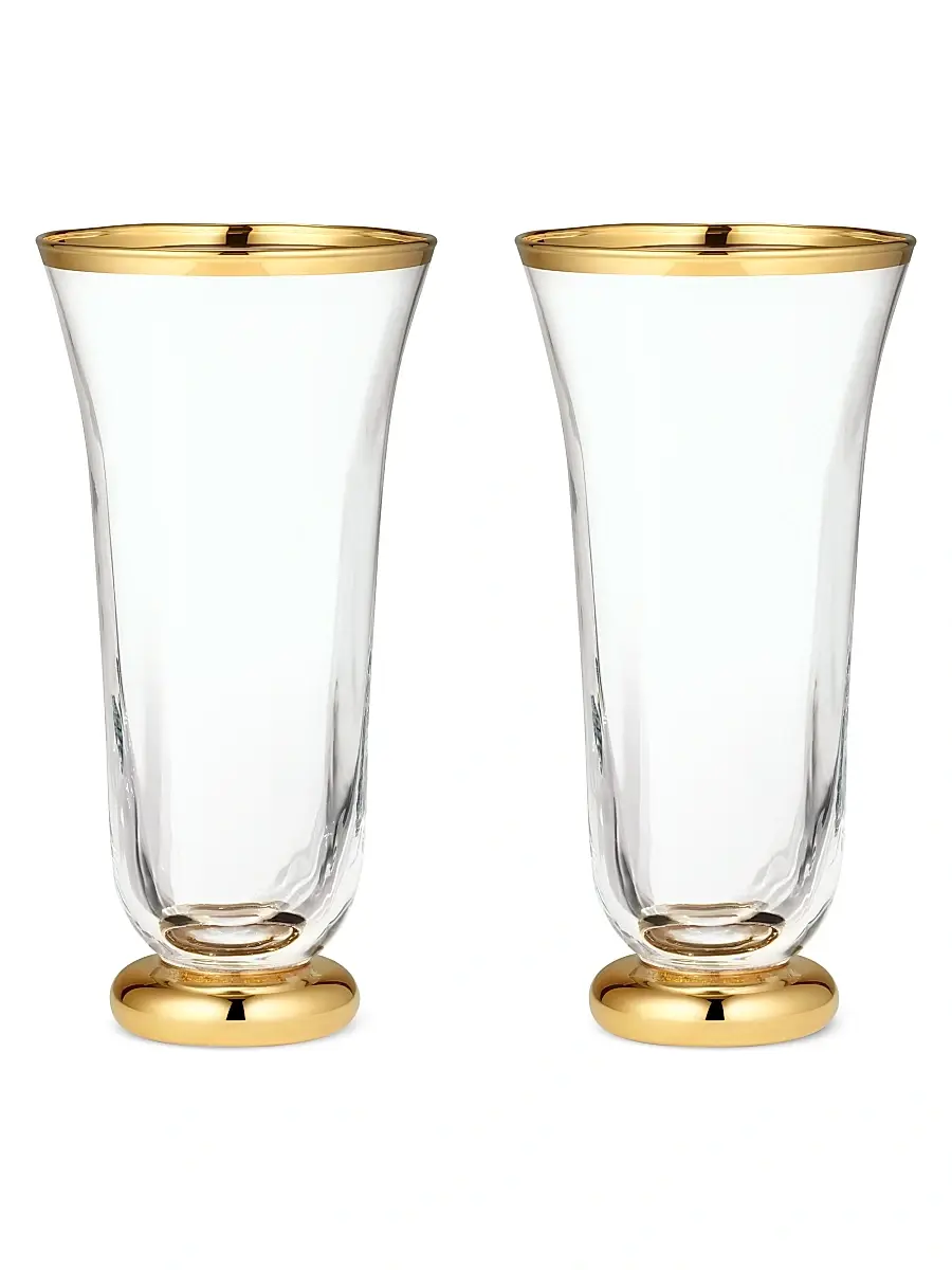 AERIN Sophia 2-Piece Crystal Flute Set | Thumbnail 2 AERIN Sophia 2-Piece Crystal Flute Set | Thumbnail 2