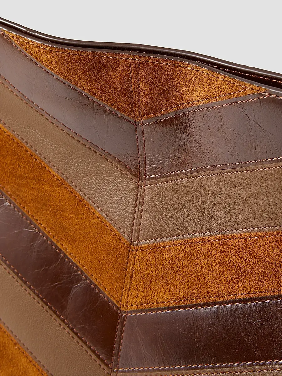 Veronica Beard Women's Vida Chevron Suede Shoulder Bag | Thumbnail 3 Veronica Beard Women's Vida Chevron Suede Shoulder Bag | Thumbnail 3