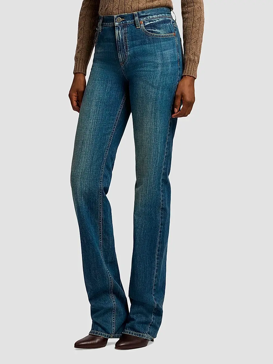 Ralph Lauren Collection Women's Walton Mid-Rise Slim Jeans | Thumbnail 5 Ralph Lauren Collection Women's Walton Mid-Rise Slim Jeans | Thumbnail 5