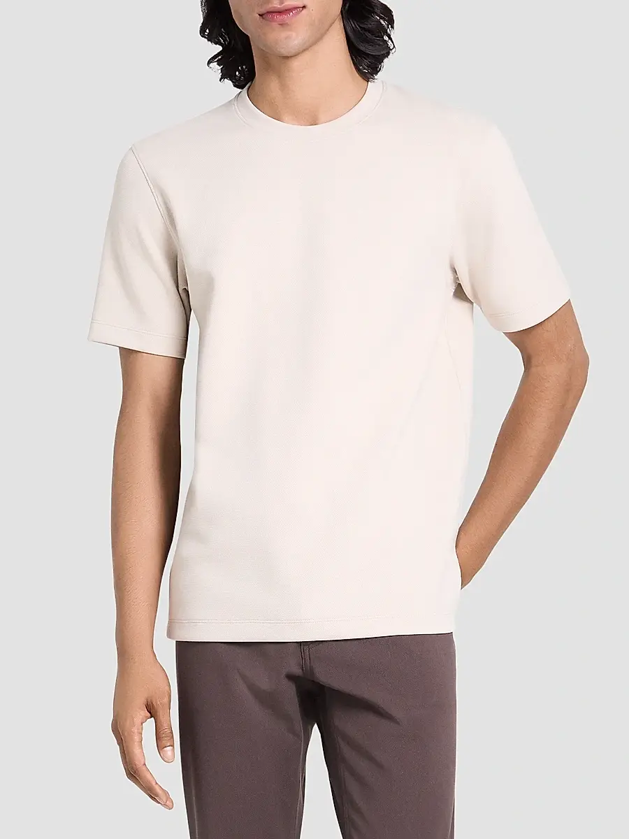 Theory Men's Delroy Cotton-Blend T-Shirt | Thumbnail 4