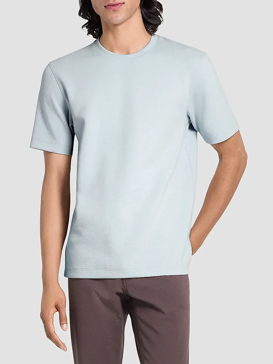 Theory Men's Delroy Cotton-Blend T-Shirt | Thumbnail 4
