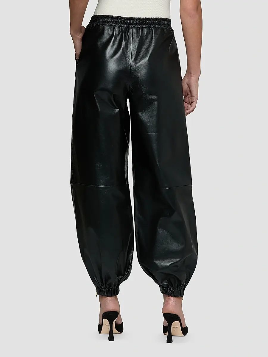 L'Agence Women's Mariko Faux-Leather Joggers | Thumbnail 3 L'Agence Women's Mariko Faux-Leather Joggers | Thumbnail 3