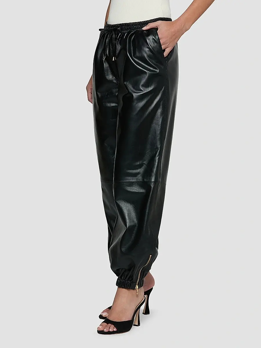 L'Agence Women's Mariko Faux-Leather Joggers | Thumbnail 5 L'Agence Women's Mariko Faux-Leather Joggers | Thumbnail 5