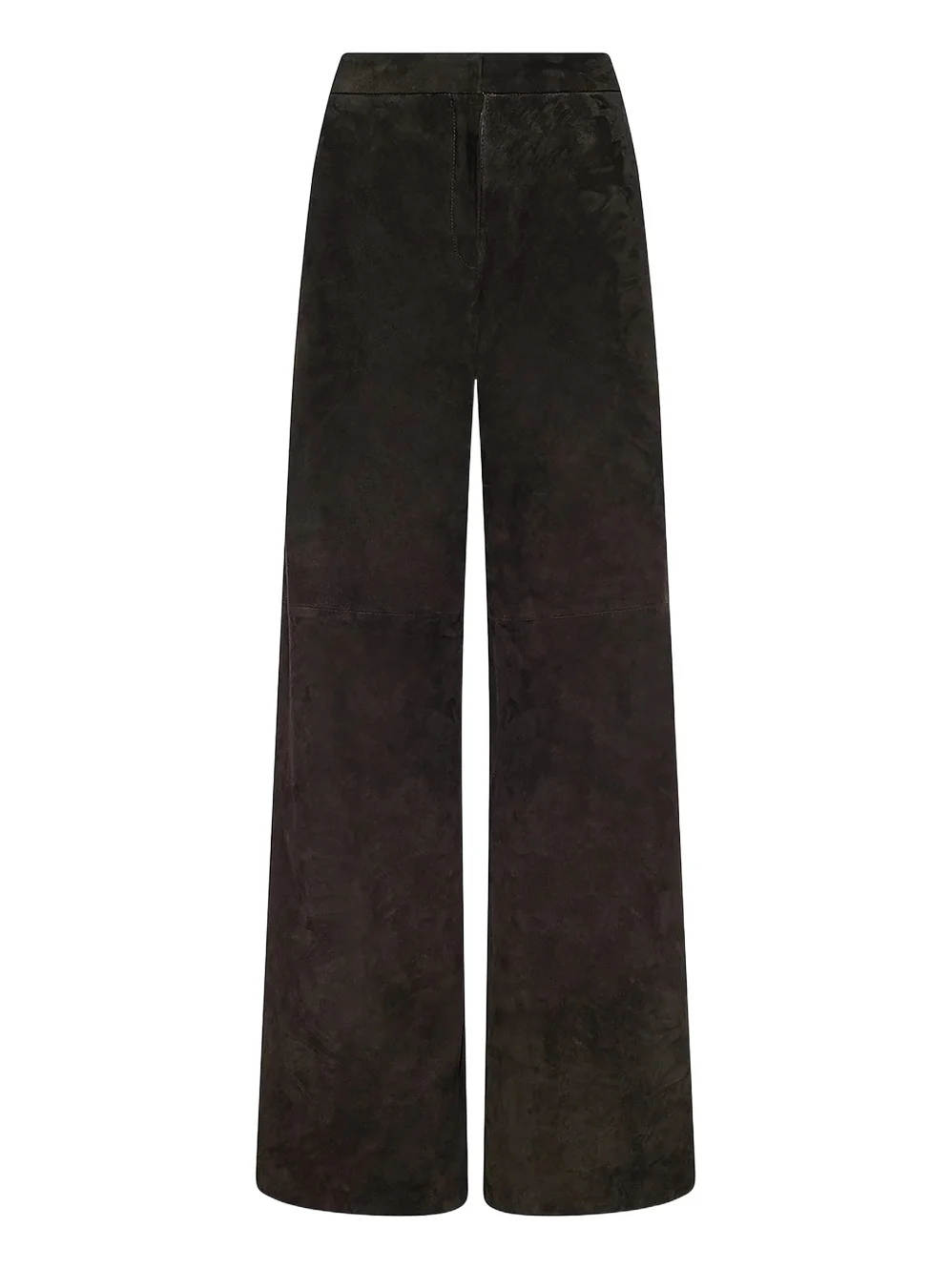 Women's Livvy Suede Straight-Leg Trousers